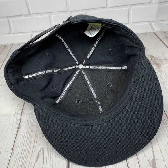 Nike Youth/kid Swoosh Sportswear Classic Hat Snapback Cap‎ Black - Picture 6 of 7